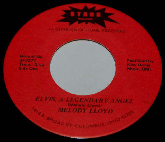 Melody Lloyd : Elvis, A Legendary Angel / Forget Me Never (7