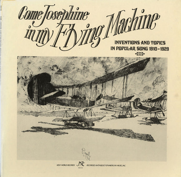 Various : Come Josephine In My Flying Machine: Inventions And Topics In Popular Song 1910-1929 (LP, Comp, Gat)