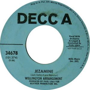 Wellington Arrangement : Jezamine (7", Single, Promo)