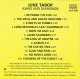 June Tabor : Ashes And Diamonds (CD, Album, RE)