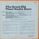 Various : The Great Old Time Radio Stars (LP, Comp)