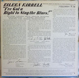 Eileen Farrell : I've Got A Right To Sing The Blues! (LP, Album, Mono)