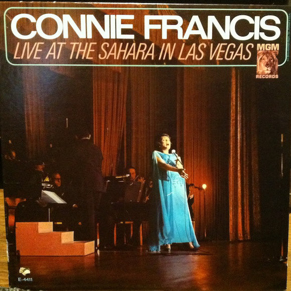 Connie Francis : Live At The Sahara In Las Vegas (LP, Album, Mono)