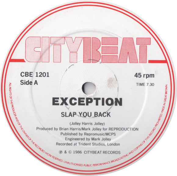 Exception : Slap You Back (12