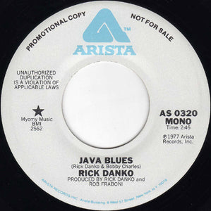 Rick Danko : Java Blues (7", Single, Promo)