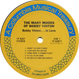 Bobby Vinton : The Many Moods Of Bobby Vinton (LP, Comp)