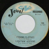 Lightnin' Hopkins : Back Door Friend / Fishing Clothes (7")