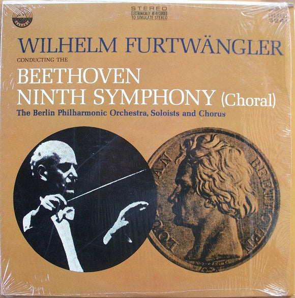 Ludwig van Beethoven - Wilhelm Furtwängler Conducting The Berliner Philharmoniker : Ninth Symphony (Choral) (LP)