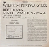 Ludwig van Beethoven - Wilhelm Furtwängler Conducting The Berliner Philharmoniker : Ninth Symphony (Choral) (LP)
