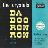 The Crystals / Darlene Love : Da Doo Ron Ron (7", EP)