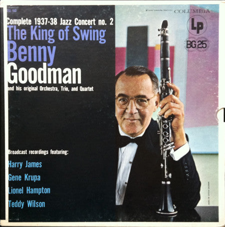 Benny Goodman : The King Of Swing - Complete 1937-38 Jazz Concert No. 2 (2xLP + Box)