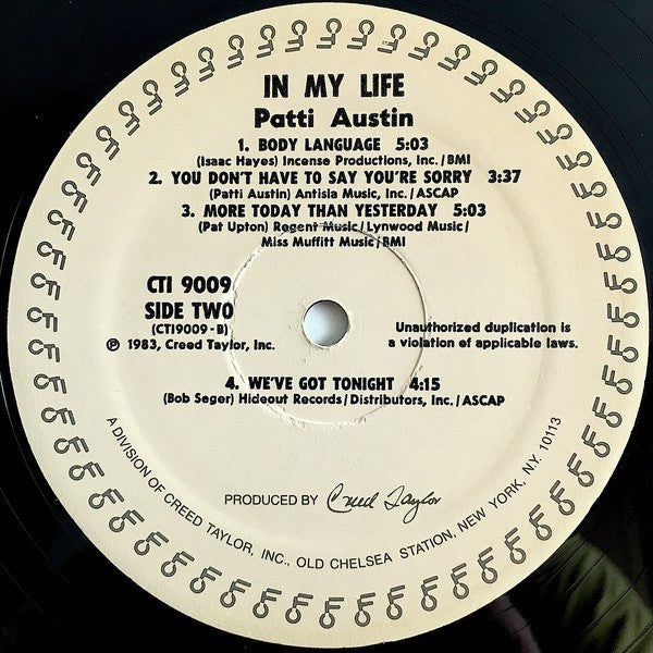 Buy Patti Austin : In My Life (LP, Album) Online for a great price 