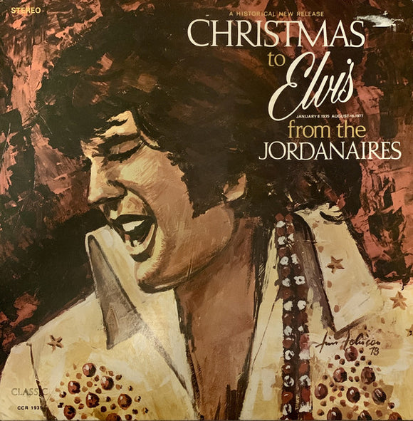 The Jordanaires : Christmas To Elvis (LP, Album)