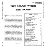 The Vogues : Five O'Clock World (LP, Album, Mono)