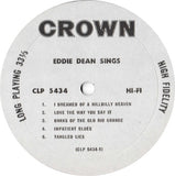 Eddie Dean : Eddie Dean Sings (LP, Album)