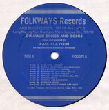 Paul Clayton (2) : Dulcimer Songs And Solos (LP, Album)