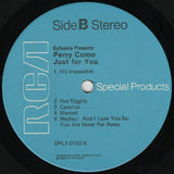 Perry Como : Sylvania Presents Perry Como Just For You (LP, Comp)