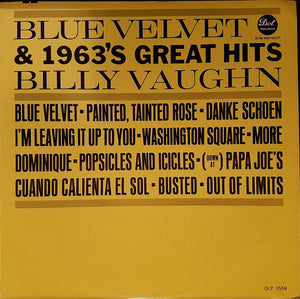 Billy Vaughn : Blue Velvet & 1963's Great Hits (LP, Album, Mono)