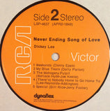 Dickey Lee : Never Ending Song Of Love (LP, Album)