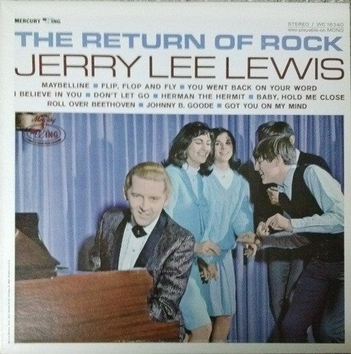 Jerry Lee Lewis : The Return Of Rock (LP, Album, RE, Mer)