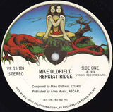 Mike Oldfield : Hergest Ridge (LP, Album, PR )