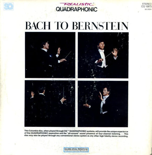 Various : Bach To Bernstein (LP, Comp, Quad)