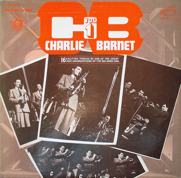 Charlie Barnet : Vol 1 (LP, Comp, Mono)