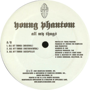 Young Phantom : All My Thugs (12")