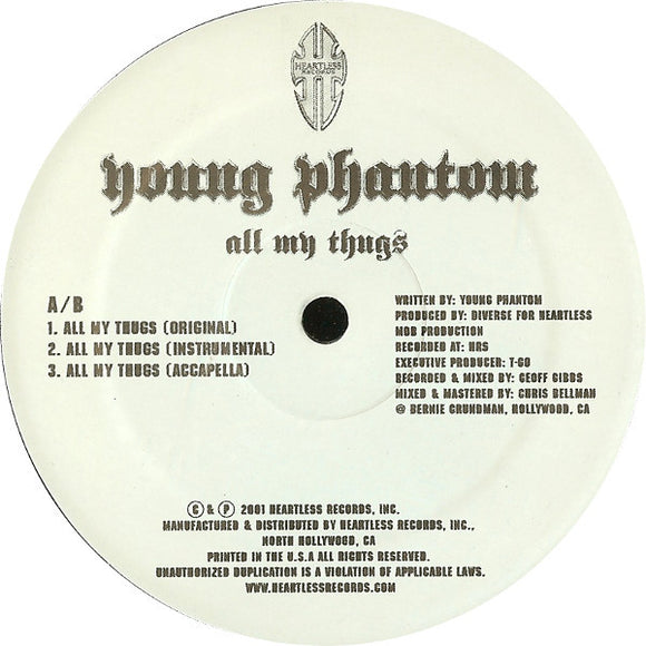 Young Phantom : All My Thugs (12