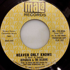 Reparata And The Delrons : Heaven Only Knows (7", Single, Promo)