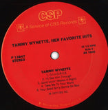 Tammy Wynette : Her Favorite Hits (LP, Comp)