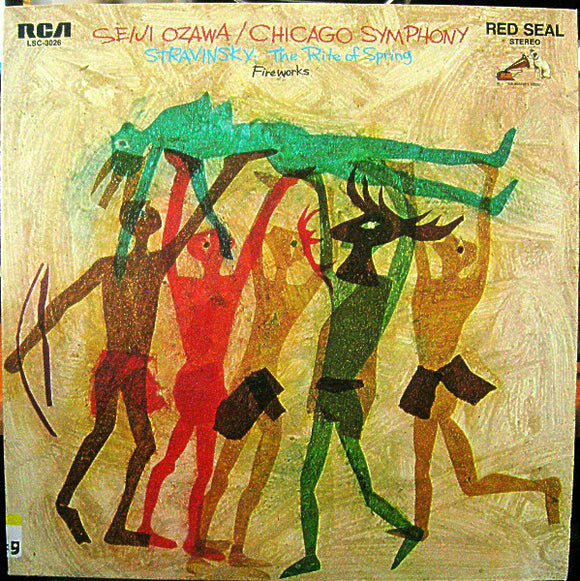 Seiji Ozawa / The Chicago Symphony Orchestra, Igor Stravinsky : The Rite Of Spring / Fireworks (LP, Album)