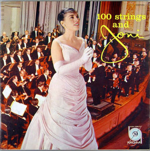 Joni James : 100 Strings And Joni (LP, Gat)