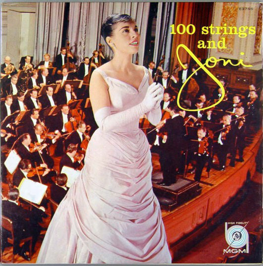 Joni James : 100 Strings And Joni (LP, Gat)