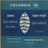 Ljuba Welitsch - Richard Strauss, Fritz Reiner, The Metropolitan Opera / Pyotr Ilyich Tchaikovsky, Walter Susskind, Philharmonia Orchestra : Salome - Final Scene/Eugin Onegin - Tatiana's Letter Scene, Op. 24 (10", Album)