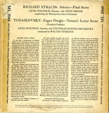 Ljuba Welitsch - Richard Strauss, Fritz Reiner, The Metropolitan Opera / Pyotr Ilyich Tchaikovsky, Walter Susskind, Philharmonia Orchestra : Salome - Final Scene/Eugin Onegin - Tatiana's Letter Scene, Op. 24 (10", Album)