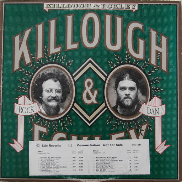 Killough & Eckley : Killough & Eckley (LP, Album, Promo)