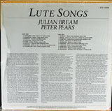 Bream* / Peter Pears : Lute Songs (LP, Album, RE)