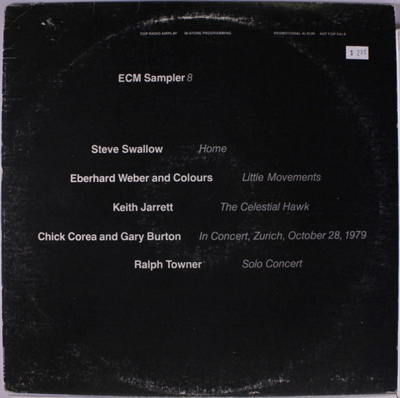 Various : ECM Sampler 8 (LP, Comp, Promo, Smplr)