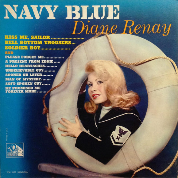 Diane Renay : Navy Blue (LP, Album, Mono)