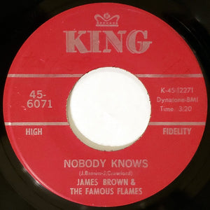 James Brown & The Famous Flames : Bring It Up (7", Red)