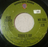 Alice Cooper : School's Out (7", Single, Styrene, Pit)