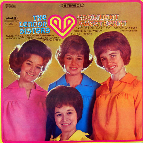 The Lennon Sisters : Goodnight Sweetheart (LP, Album)