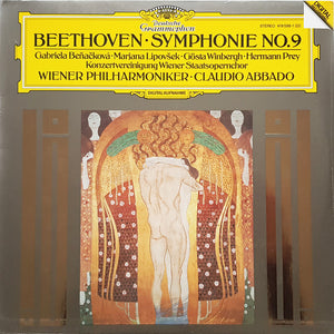 Ludwig Van Beethoven / Wiener Philharmoniker / Claudio Abbado / Gabriela Beňačková / Marjana Lipovšek / Gösta Winbergh / Hermann Prey / Wiener Staatsopernchor : Symphonie No. 9 (LP)