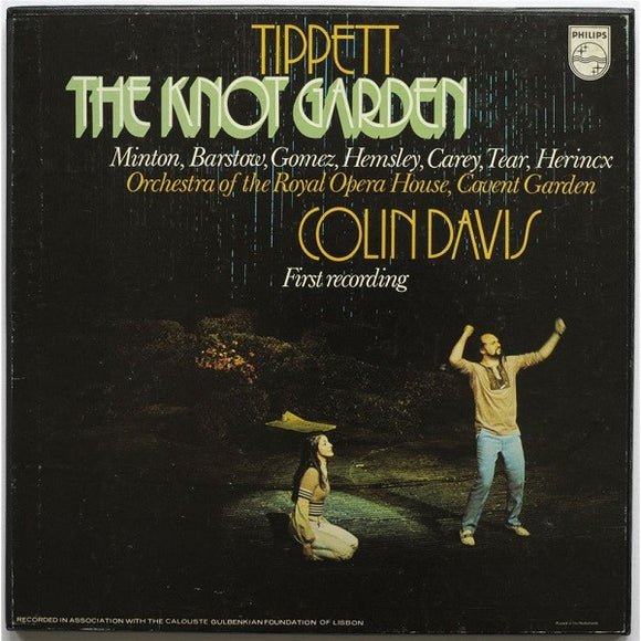 Sir Michael Tippett - Yvonne Minton, Josephine Barstow, Jill Gomez, Thomas Hemsley, Thomas Carey, Robert Tear, Raimund Herincx, Orchestra Of The Royal Opera House, Covent Garden, Sir Colin Davis : The Knot Garden (2xLP + Box)