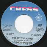 Pigmeat Markham : Pig's Popcorn / Who Got The Number (7", Single, Promo)