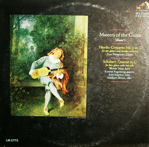 Joseph Haydn / Franz Schubert - Duo Pomponio-Zarate, Orchestre De Chambre Des Concerts Lamoureux, Werner Tripp, Konrad Ragossnig, Karl Stierhof, Adalbert Skocic : Masters Of The Guitar, Volume 3 (LP)