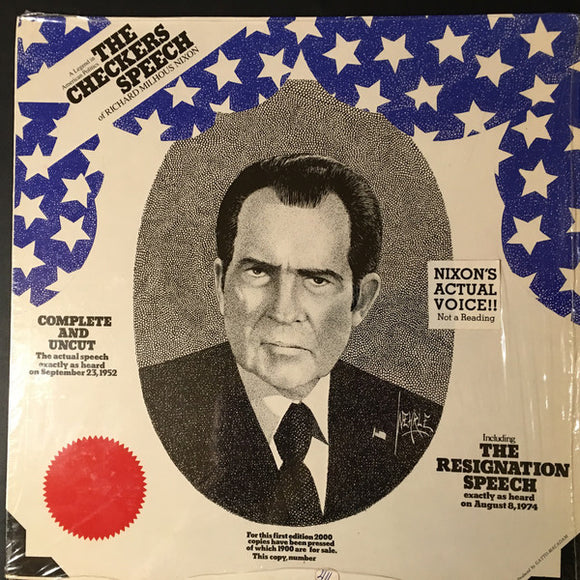 Richard Nixon : The Checkers Speech of Richard Milhous Nixon (LP, Album, Num)