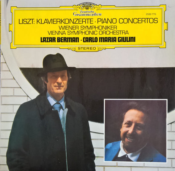 Franz Liszt - Lazar Berman, Wiener Symphoniker, Carlo Maria Giulini : Klavierkonzerte · Piano Concertos (LP)