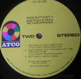 Iron Butterfly With Pinera* & Rhino* : Metamorphosis (LP, Album, Mon)